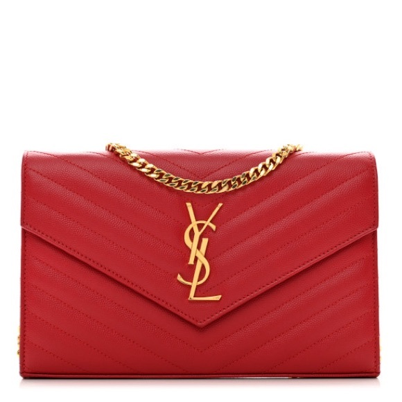 Yves Saint Laurent Handbags - YSL wallet on chain